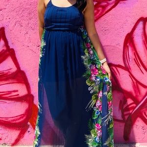 Floral maxi dress